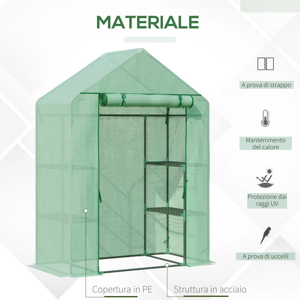Serra da Giardino ¨C Minimal ¨C Verde 141x72x191 cm