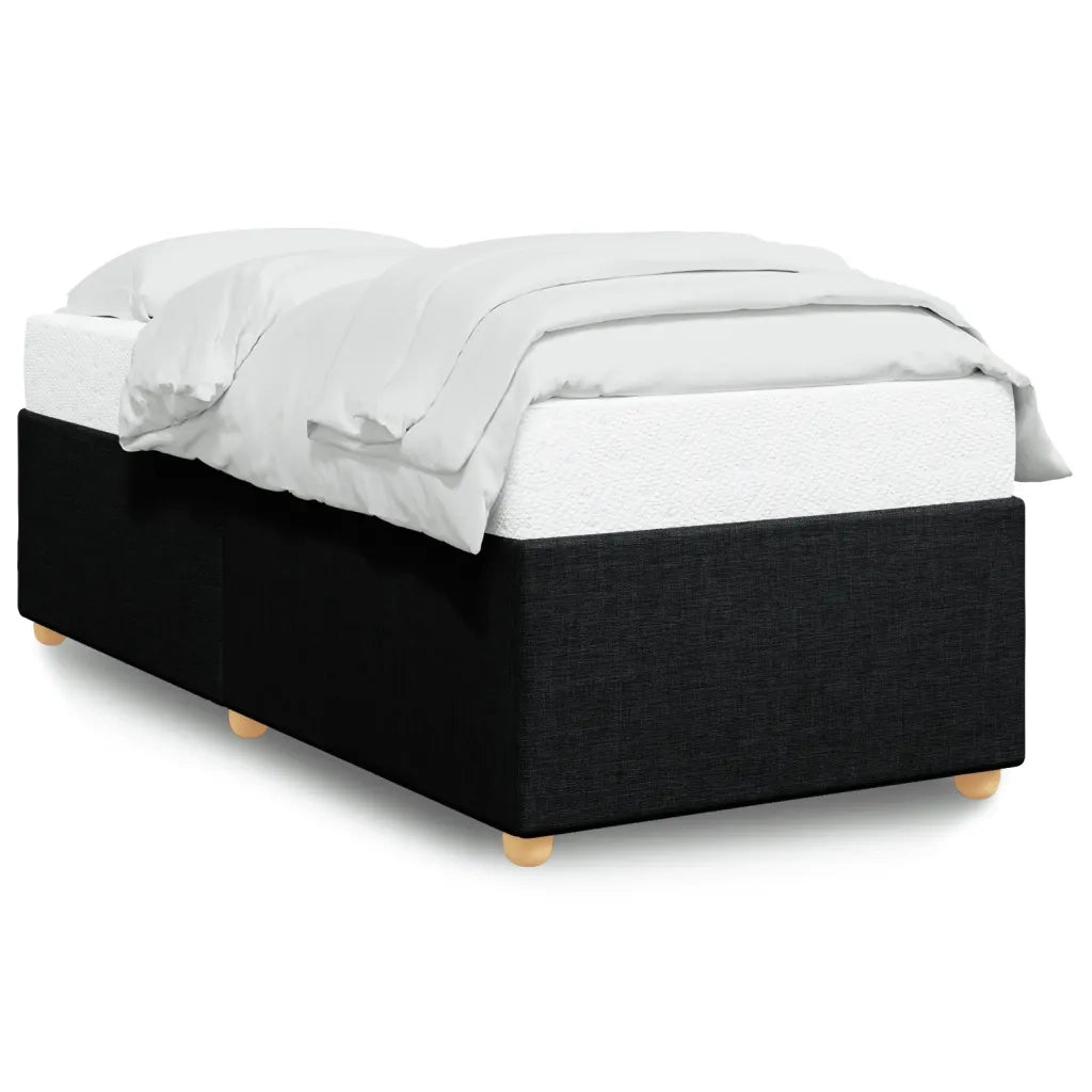 Giroletto senza Materasso Nero 90x200 cm in Tessuto 3284703
