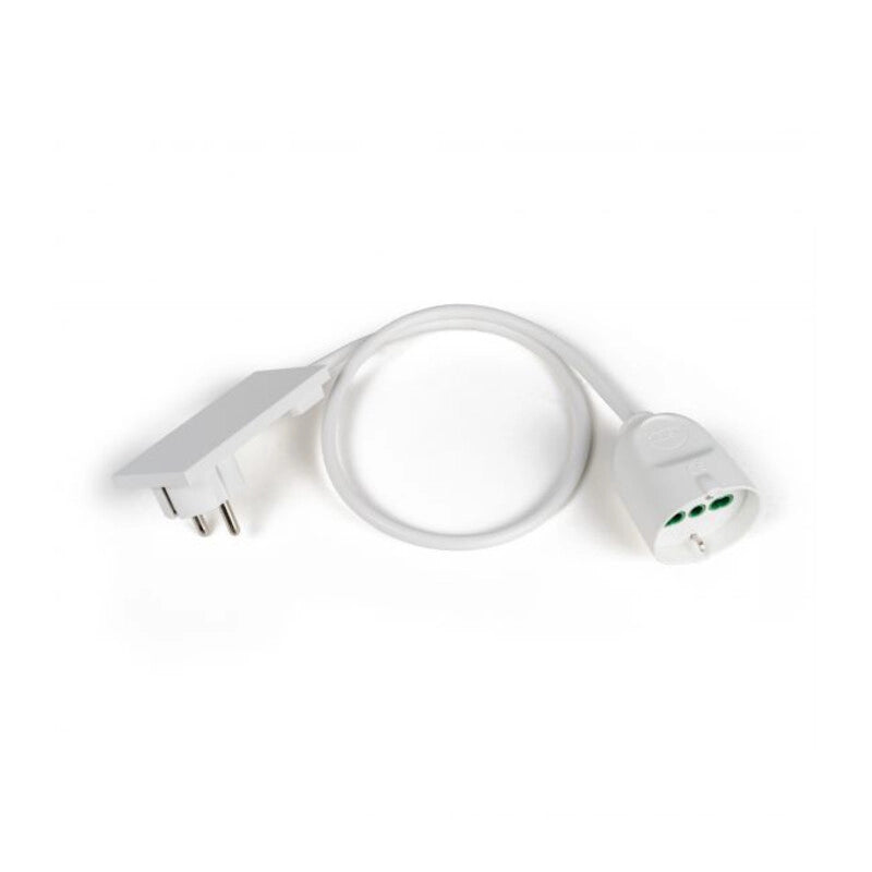 FME 92.032 PROLUNGA SALVASP SCHUKO PRESA BIP CLOCK BCO- 1,0 pz