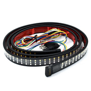 Trade Shop - Striscia Led Autoadesiva Illuminazione Rossa Gialla Bianca 1.5mt Auto Q-led2800 -