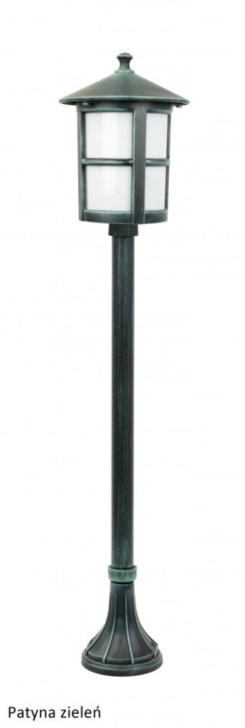 Paletto lampada giardino SU-MA Cordoba 101cm E27 nero IP23