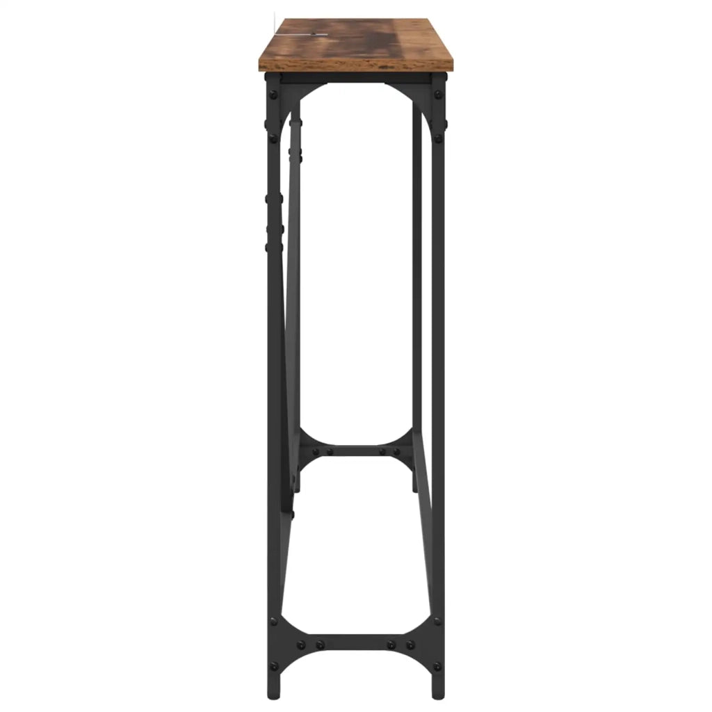 Tavolo consolle Legno vecchio 102 x 23 x 75 cm 882220