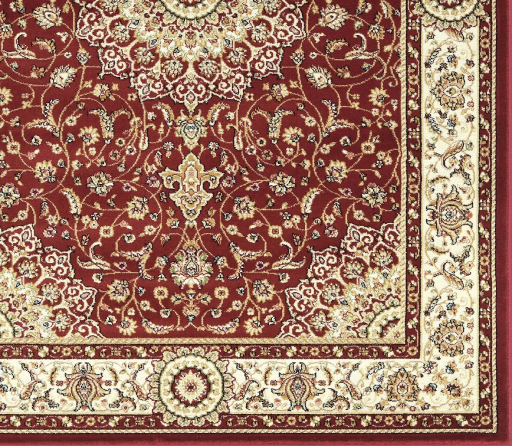 Tappeto BABIL cm.280x380 disegno classico orientale colore rosso e crema