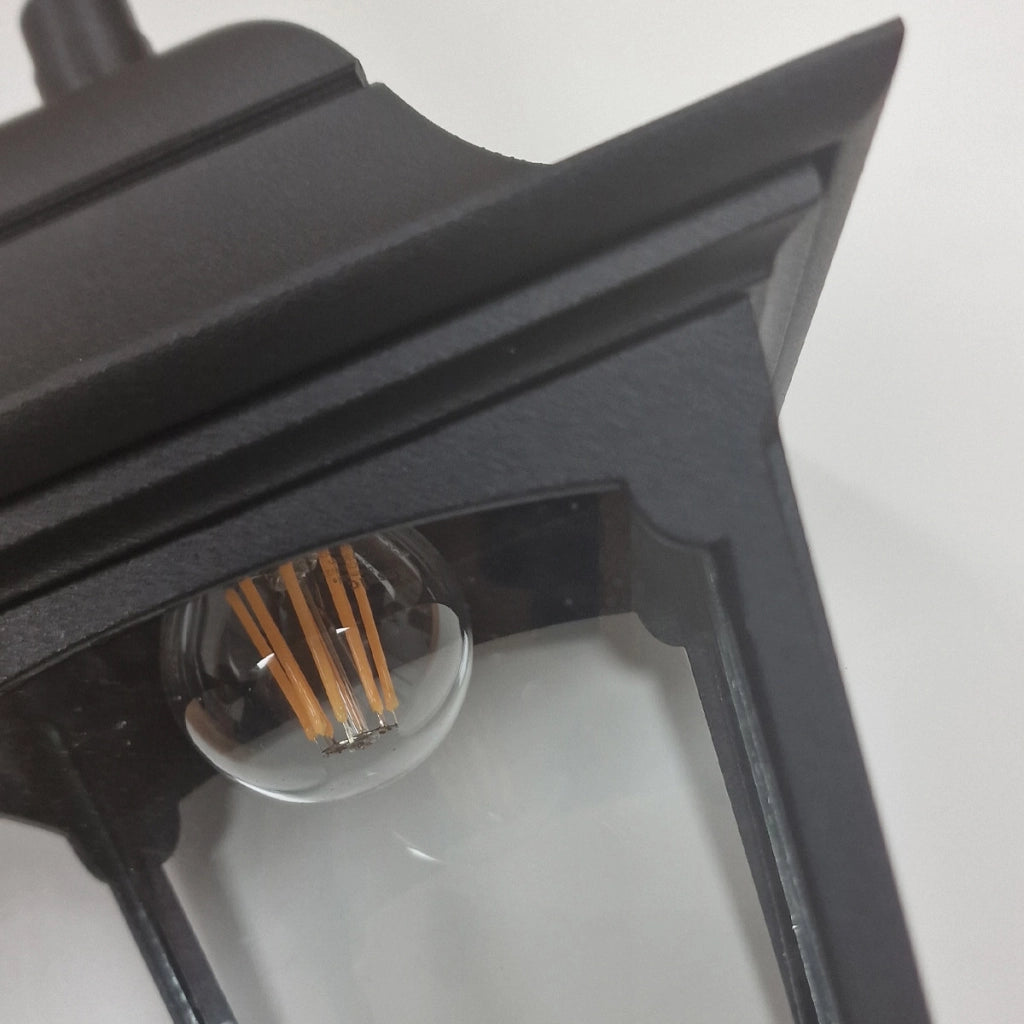 Lampada sospesa esterna Chapel Elstead nera E27 IP44