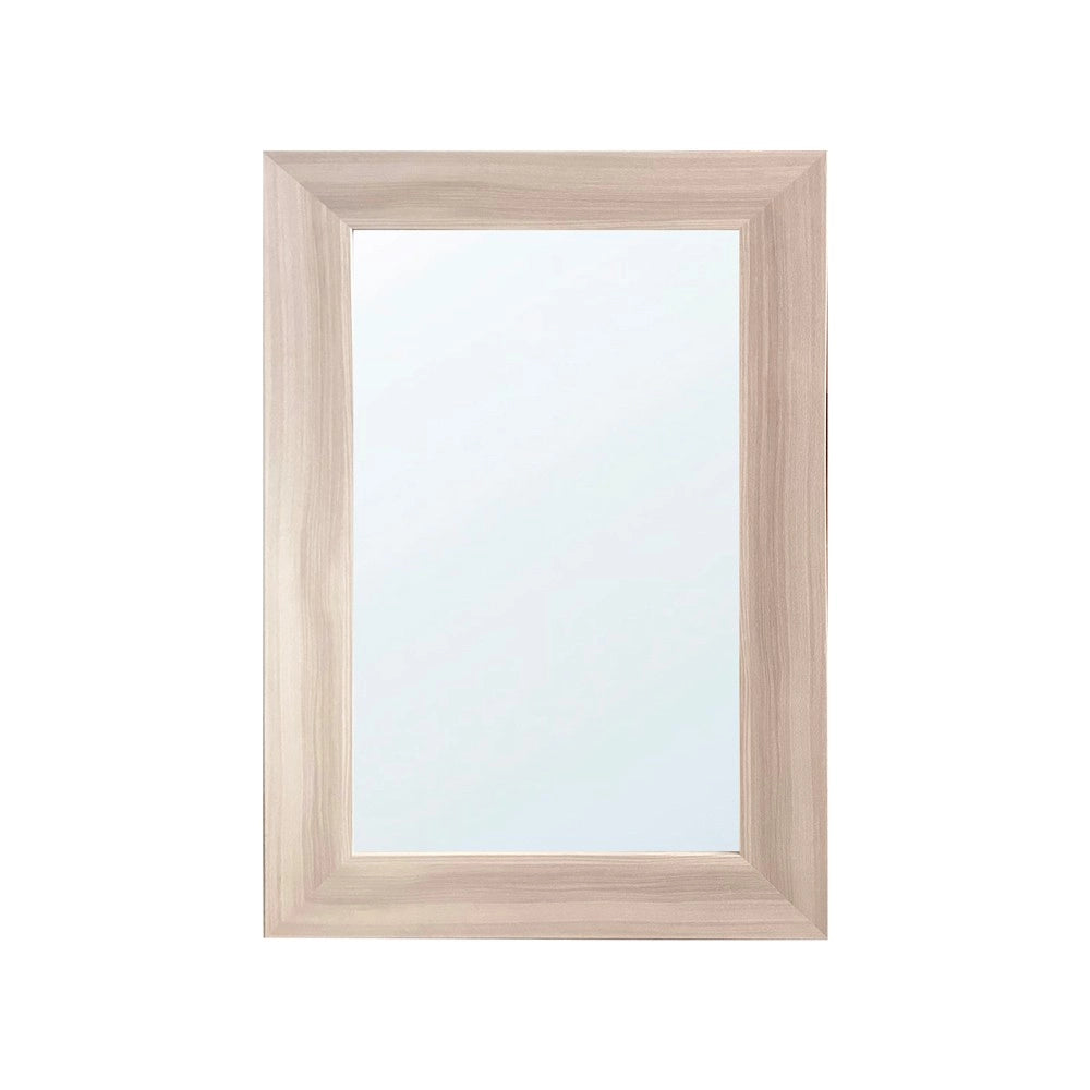 Specchiera Loto Rettangolare con Cornice Olmo Natura 102x65 cm. – Eleganza Naturale per Ogni Ambiente