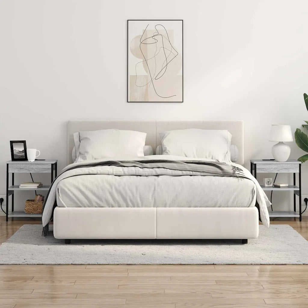 Armadio da Notte 2 pcs Grigio Sonoma 41 x 31 x 51 cm 859542