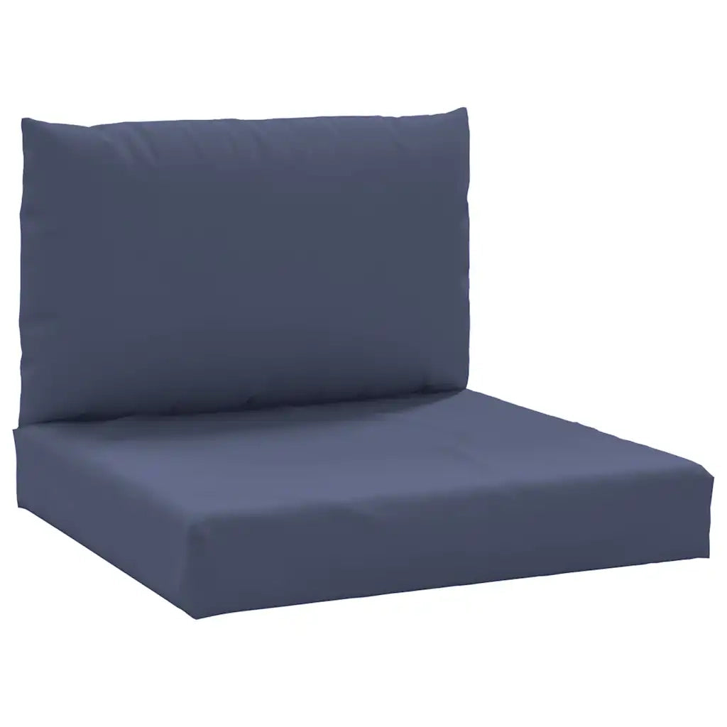 Cuscini per Pallet 2 pz | Cuscini per sedie Blu Marino in Tessuto