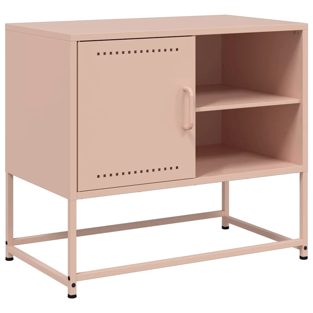 Mobile TV Rosa 68x39x60,5 cm in Acciaio 846519