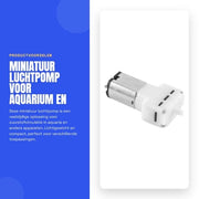 Pompa di aria per acquari e dispositivi miniatura
