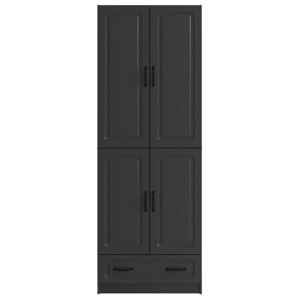 Set di armadi 2 pz Nero Legno ingegnerizzato 3416935