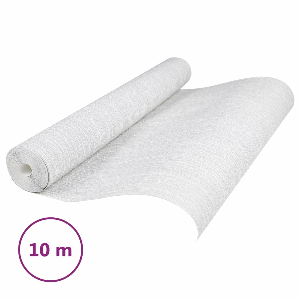 Carta da parati Solida 3D Rigato Grigio Chiaro 10 x 0,53 m 42046698