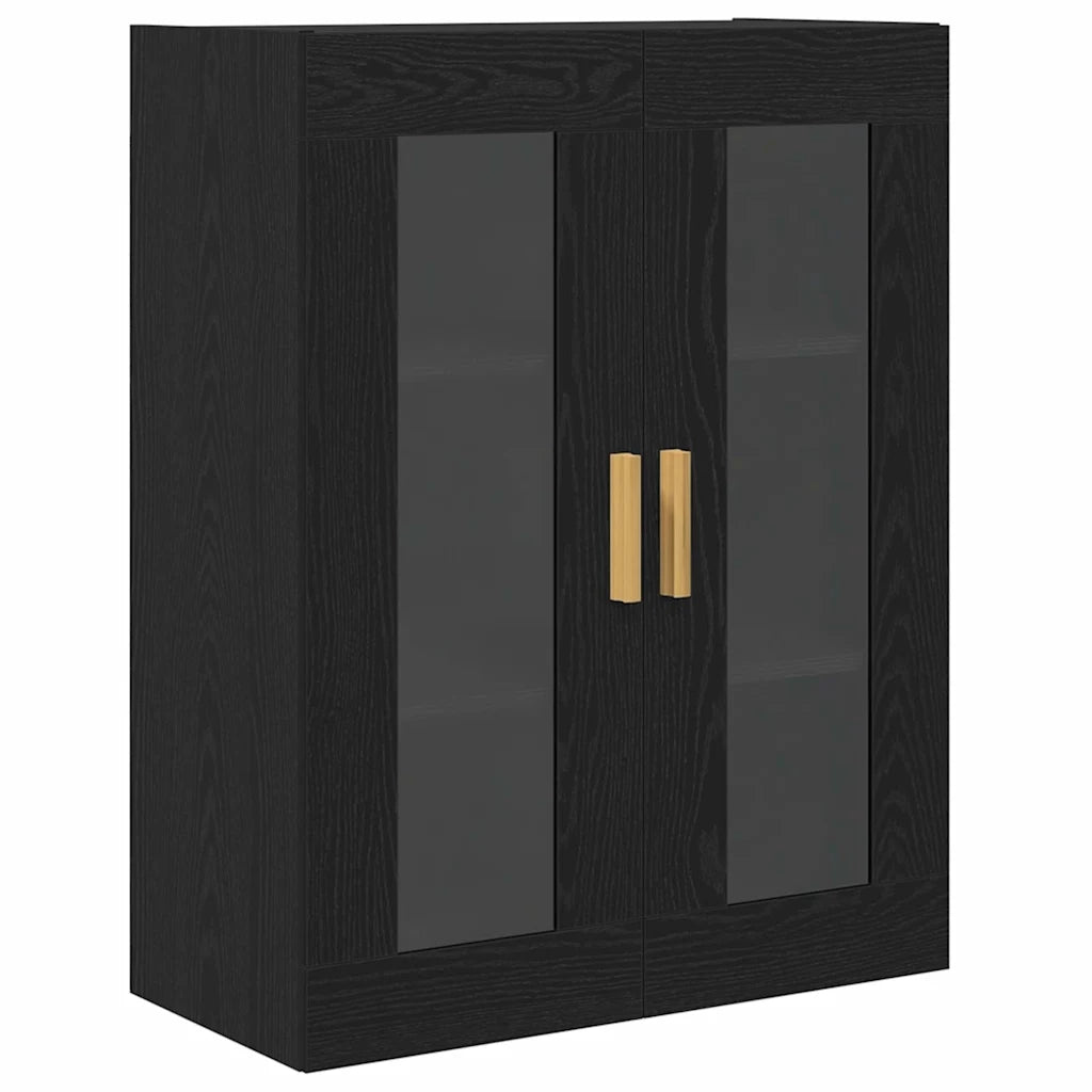 Armadietto a muro Rovere Nero 69,5 x 34 x 90 cm 862110