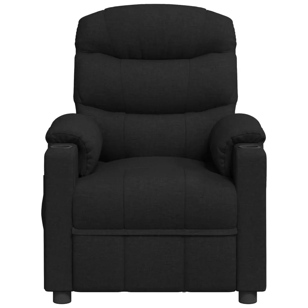 Poltrona Massaggiante Elettrica Nera in Tessuto 3143505