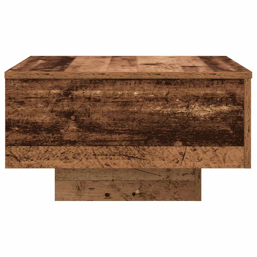 Tavolino da Salotto-Tavolino da soggiorno-Tavolo Legno vecchio 55 x 55 x 31 cm 911872