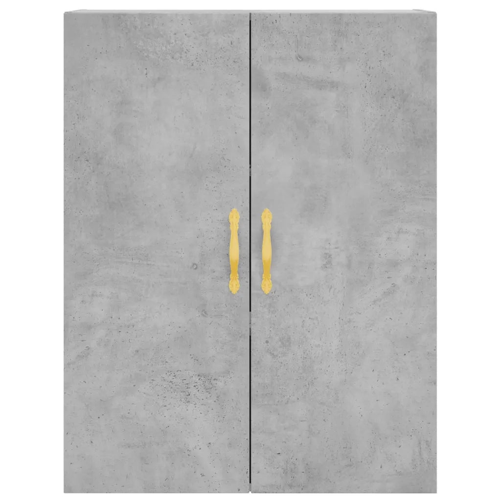 Credenza Grigio Cemento 69,5x34x180 cm in Legno Multistrato 3198133