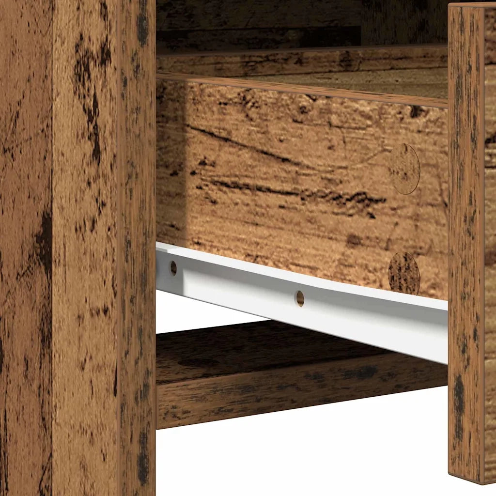 Set da tavolo da trucco con LED con porta 3 pcs Legno vecchio 3334288