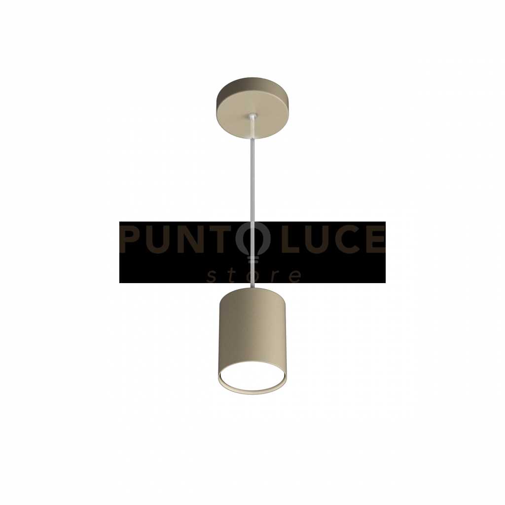 SHAPE SOSPENSIONE TUBO H.10 1 LUCE SABBIA 1143-S10-SA
