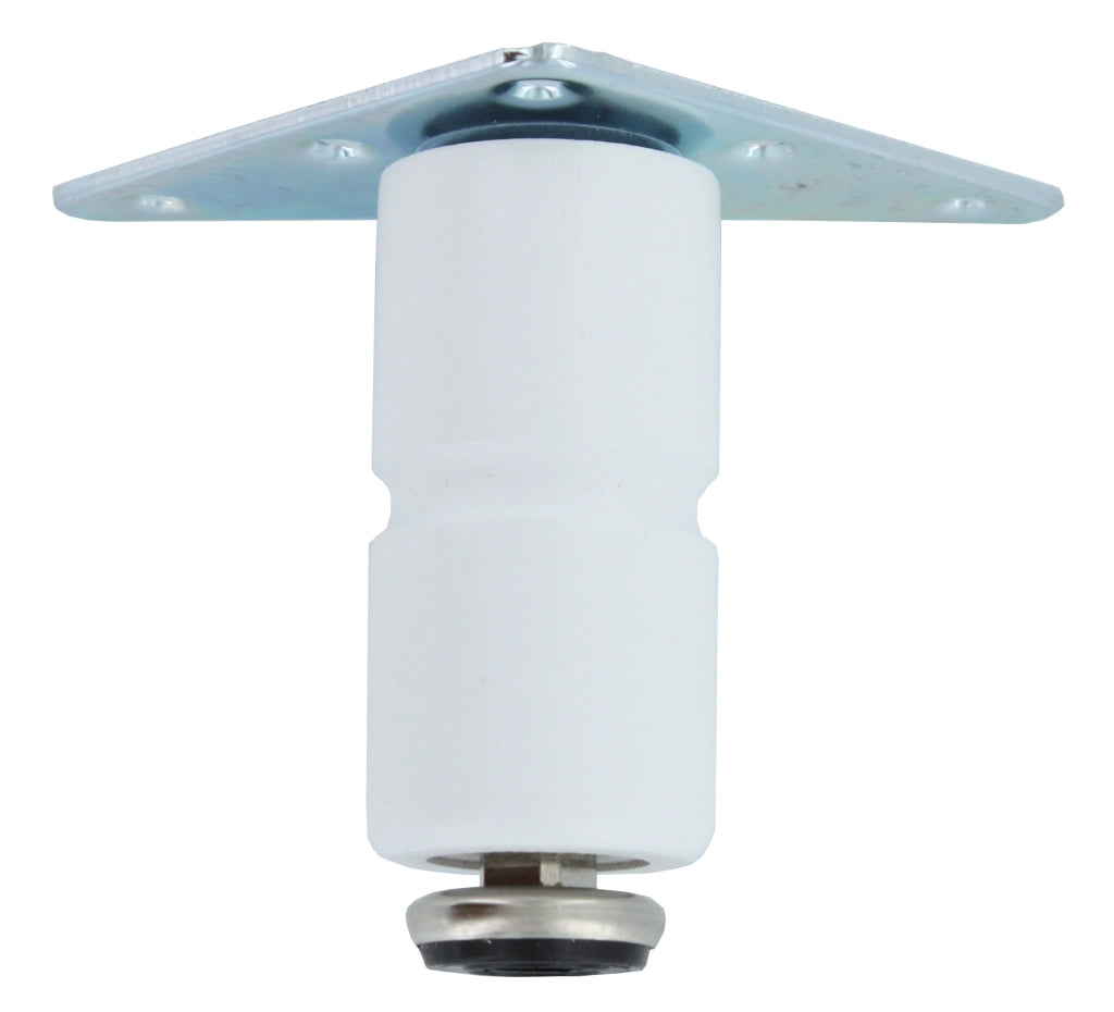 BL PIEDINO REGOLABILE LEGNO 100 MM BIANCO 4 PZ- 2,0 blister
