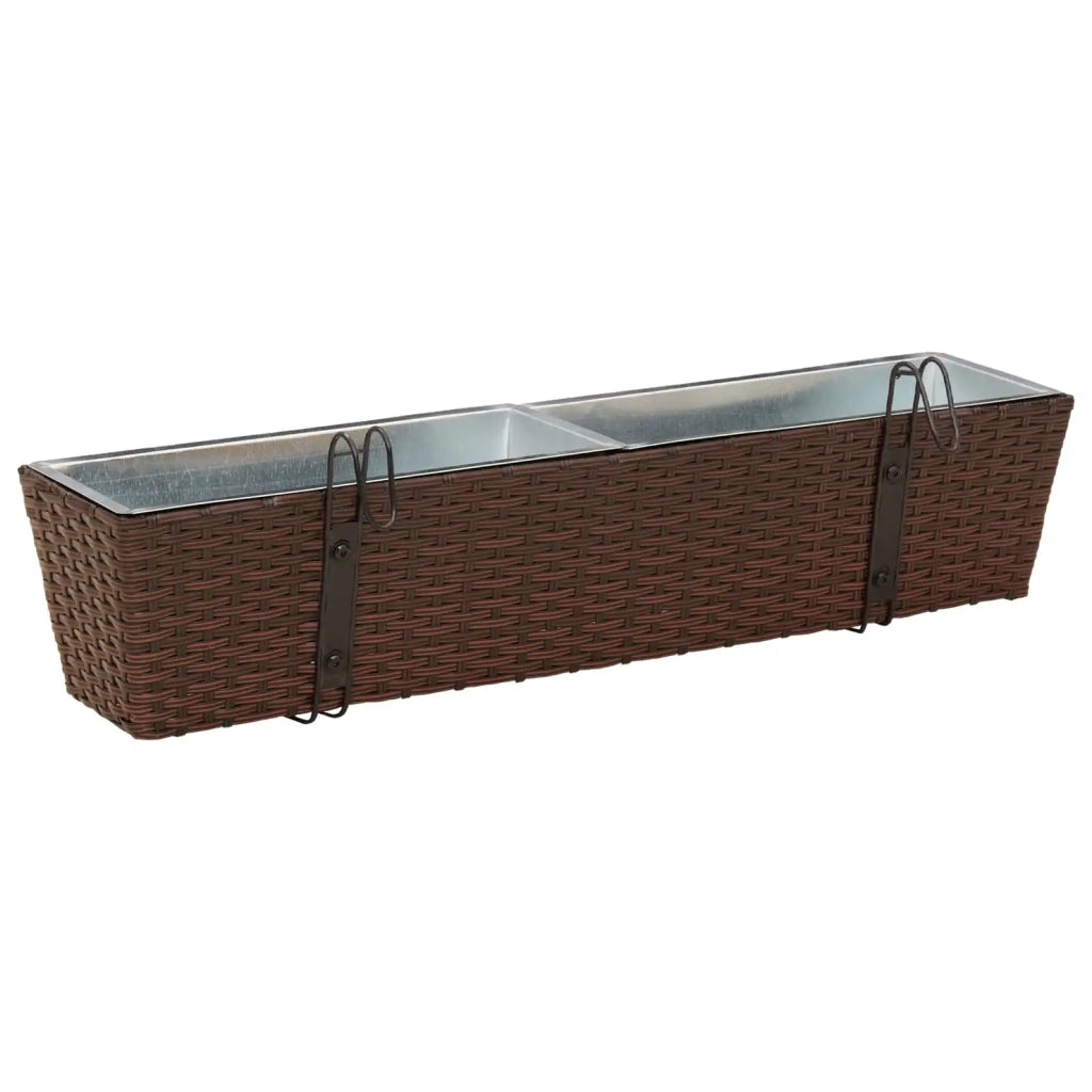 Ringhiera 2 pcs 80 x 17 x 17 cm Metallo 42026969