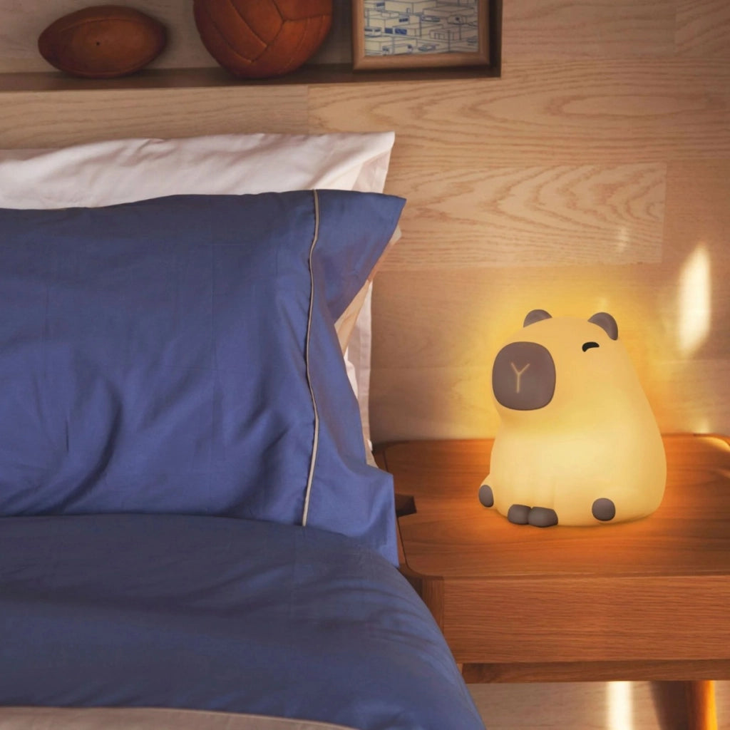 Lampada notte LED 1W RGB Capibara ricaricabile USB‑C Polux