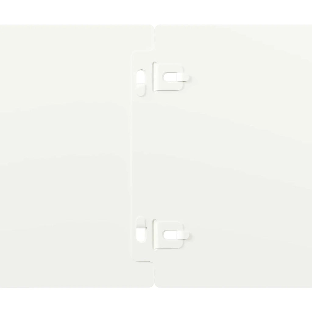 Bordura per Prato 30 pz 15 x 103 cm Acciaio Bianco 8014179