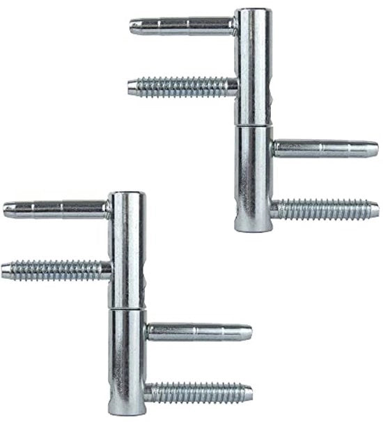Battenti per porte 20 mm - Per porte in legno inclinate pesanti e porte in acciaio - Adattabili - Set da 2 - Misura 3D-909 (D14x80)