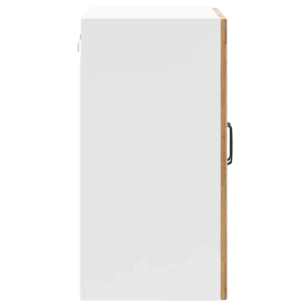 Pensile da Cucina | Mobile da Cucina con Porta in Vetro Lucca Legno Vecchio