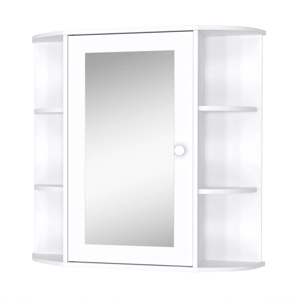 Armadio da Bagno con Specchio ¨C zephmum ¨C Bianco