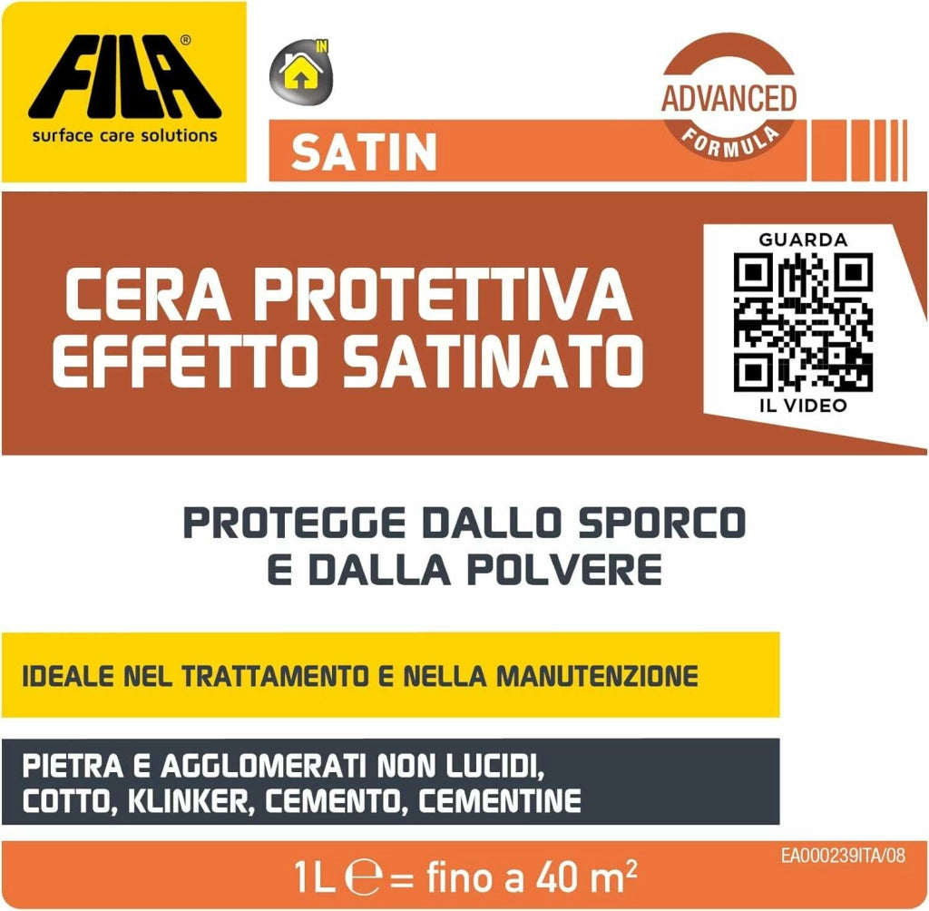 Fila Satin Lt.5 Cera Protettiva Ad Effetto Satinato