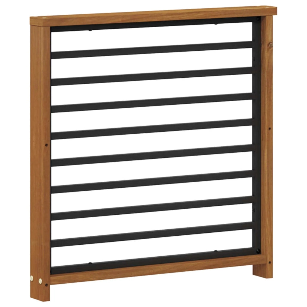 Bracciolo 2 pcs Naturale 60 x 6 x 61 cm 900523