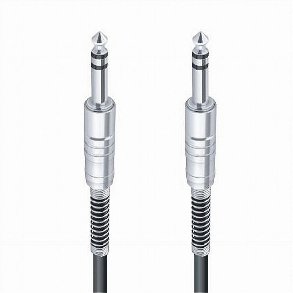 Trade Shop - Cavo Collegamento 2 Jack Da 6.5mm 5metri Cavetto Microfono Audio Stereo Jjack-08 -