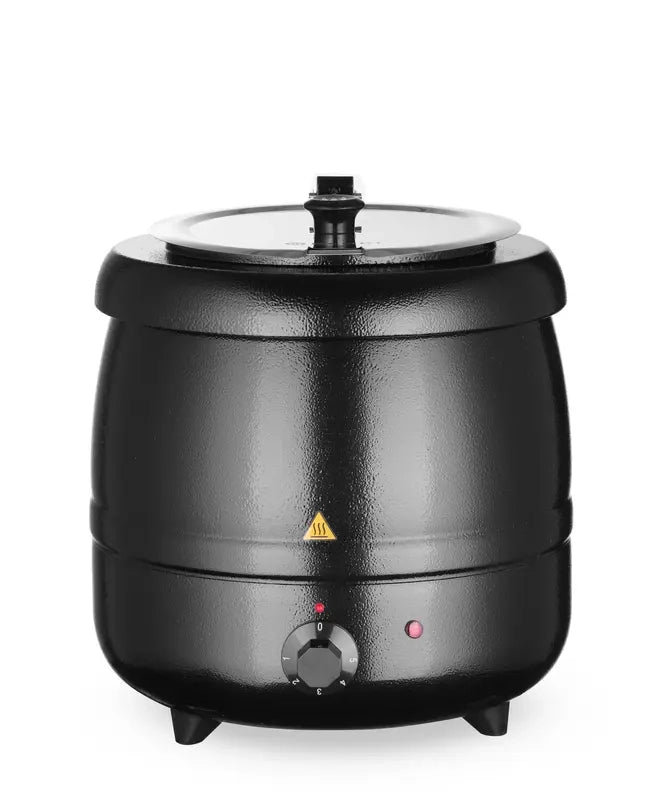Bollitore per zuppe., HENDI, Kitchen Line, 8L, Nero