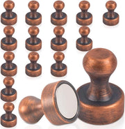 Magnetodi Neodymium - mini-magneti - 16 pezzi - bronzo - 12 x 16 mm