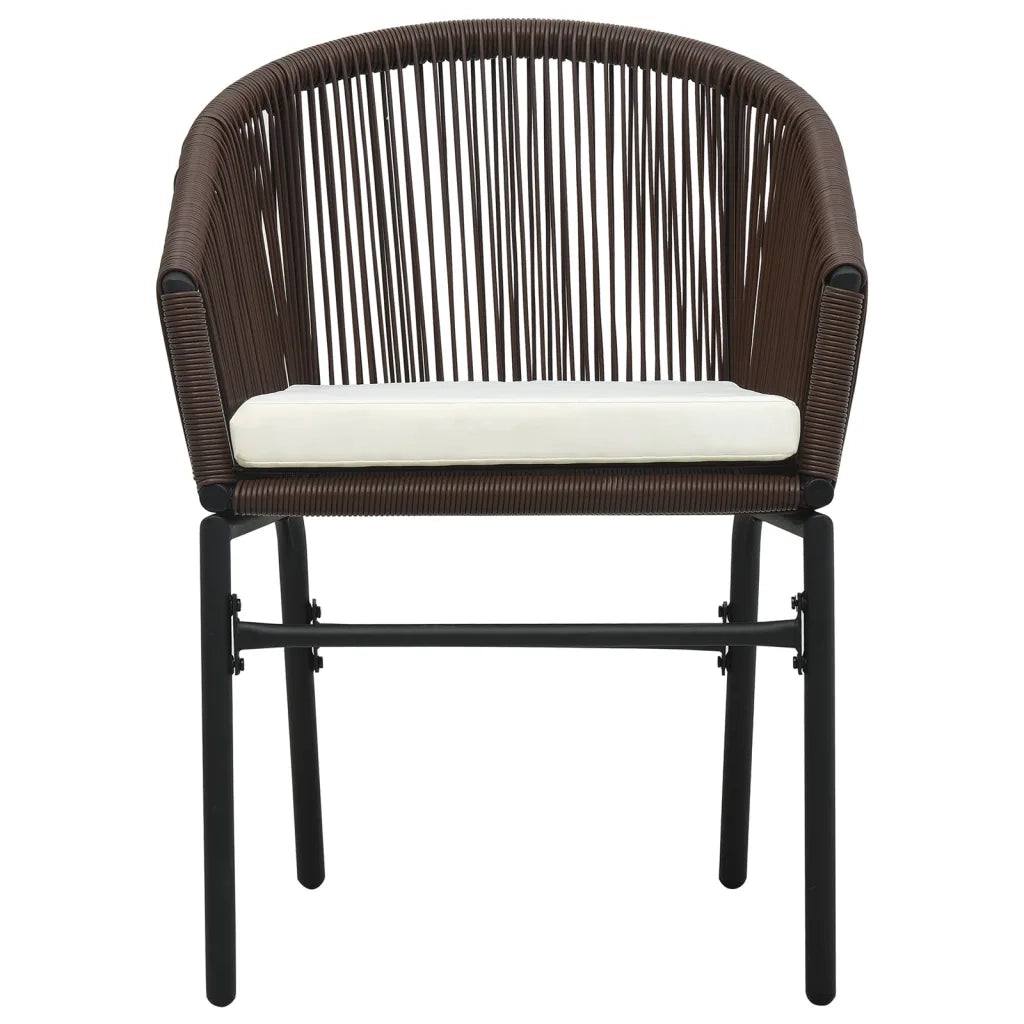 Set Mobili da Pranzo per Giardino 3 pz Marrone 3099227