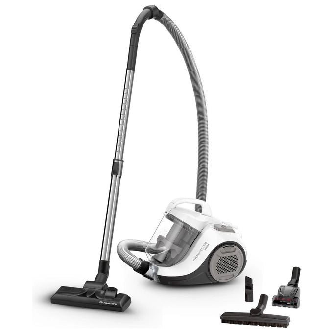 Rowenta RO2957EA Swift Power Cyclonic Aspirapolvere a Traino Senza Sacco Ciclonica 1.2 L 750 W 77 dB colore Bianco Grigio