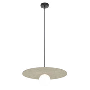 Lampada a sospensione CALMA beige feltro 1xG9 Emibig