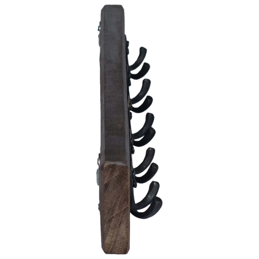 Gruccia Marrone 60 x 7 x 8 cm Legno Recuperato Massello CFW7412483