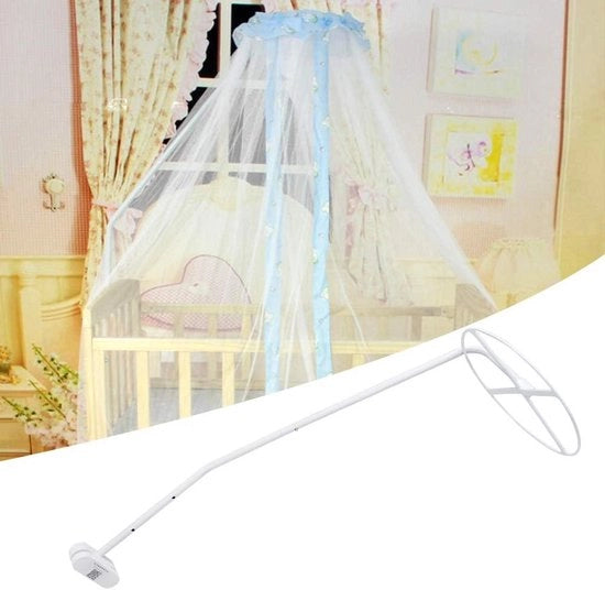 Clip-On Standaard per Klamboe con Wieg e Luifel, Supporto per Letto da Bambino - Contenuto HTML necessario.