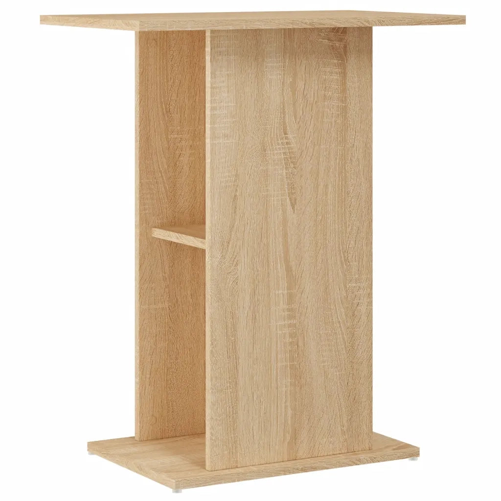 Supporto per acquario in rovere Sonoma 60,5x36x72,5 cm in legno ingegnerizzato 833642
