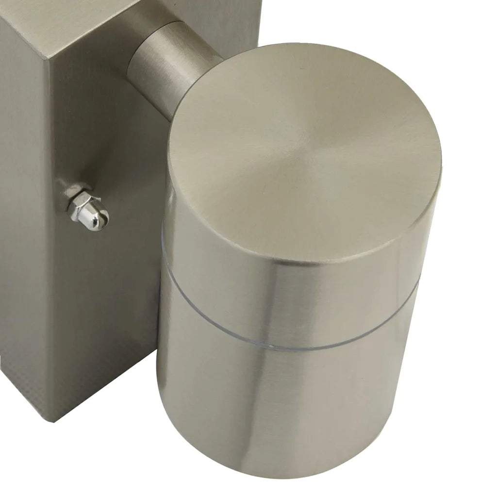 Lampada da Parete Esterna Argento 6,5 x 10,5 x 16 cm 4005983