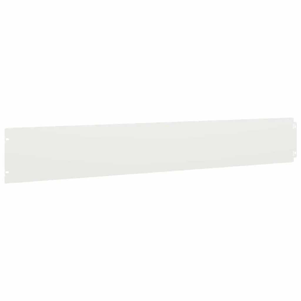 Bordura per Prato 30 pz 15 x 103 cm Acciaio Bianco 8014179