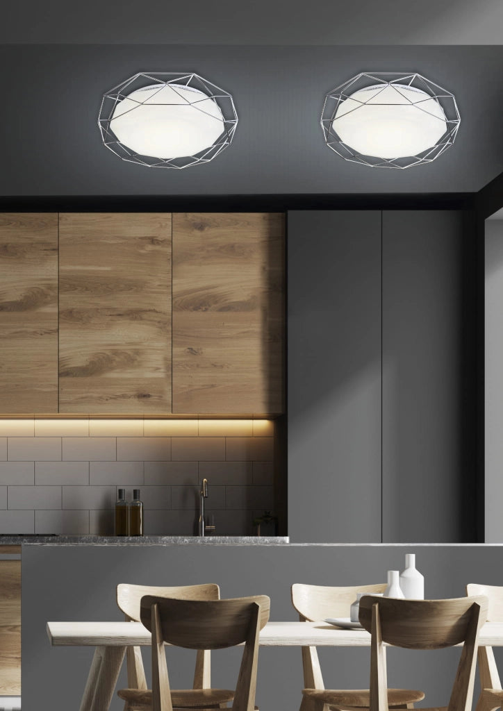 Plafoniera LED Candellux Sven 43cm 24W 3000K cromo