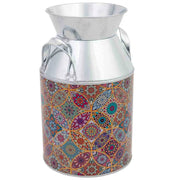Brocca per il latte in metallo rosso D13,5x22h cm