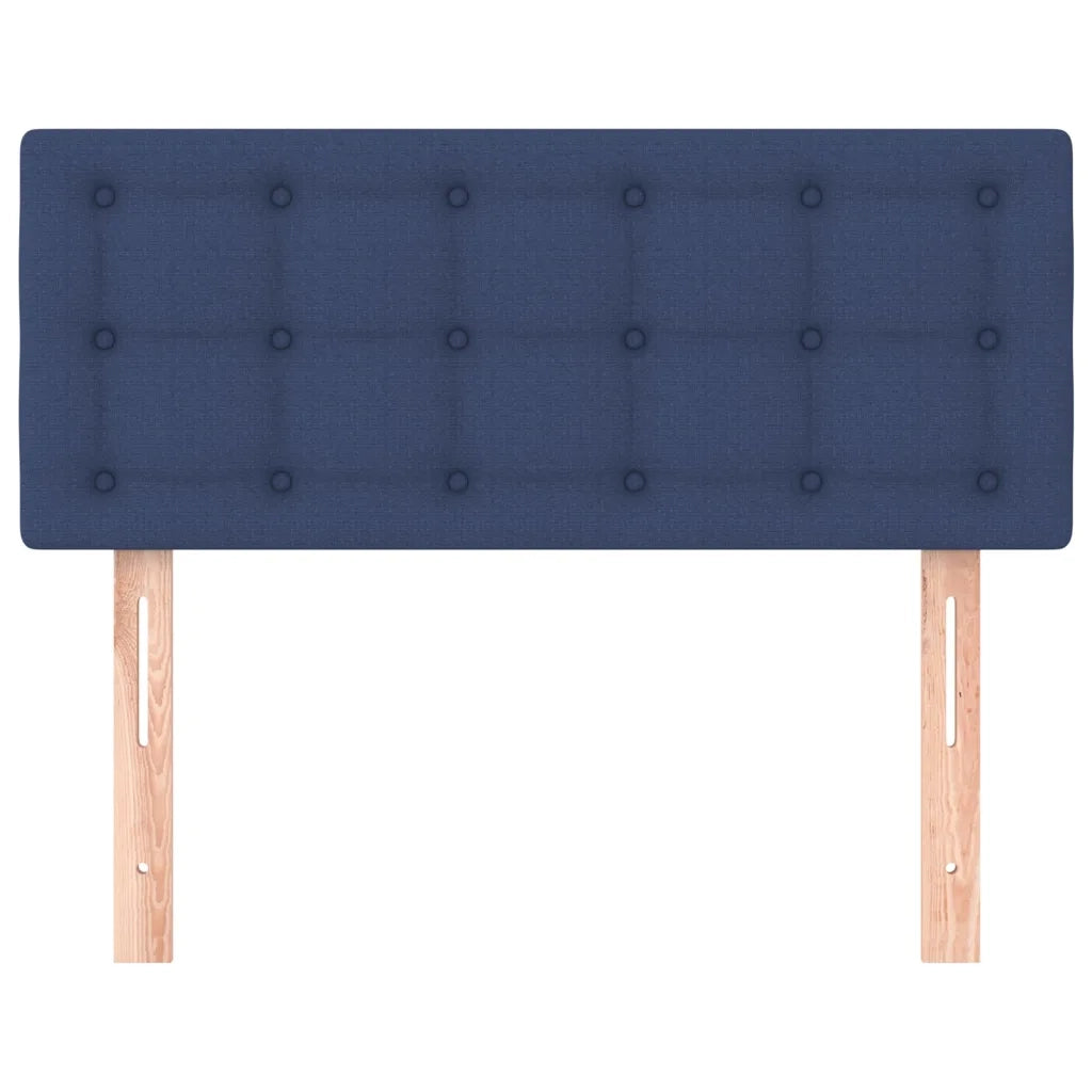 Testiera | Testata Blu 90x5x78/88 cm in Tessuto