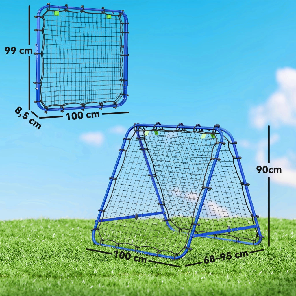 Rete da Allenamento Pieghevole ¨C Minimal ¨C 100x95x90 cm Blu