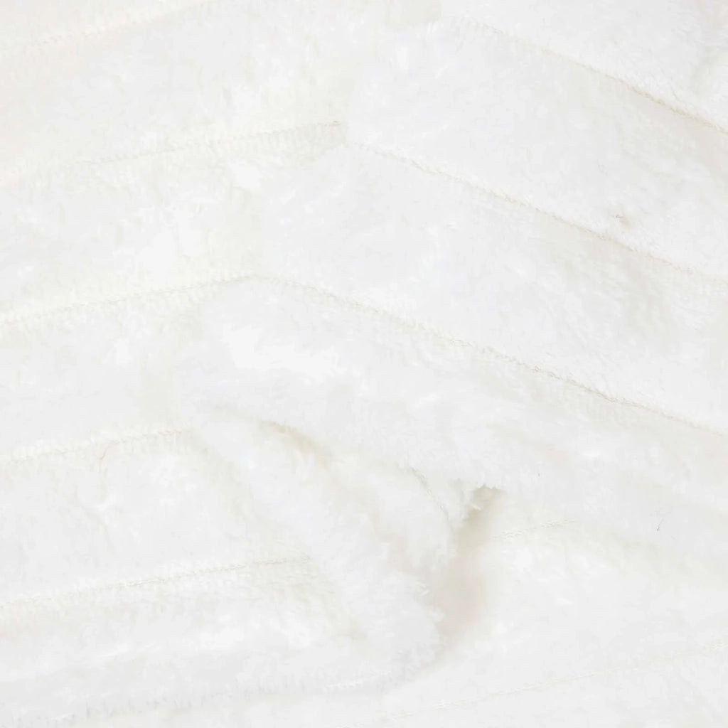 Coperte da Pile 6 pz Bianco 200 x 150 cm Panno