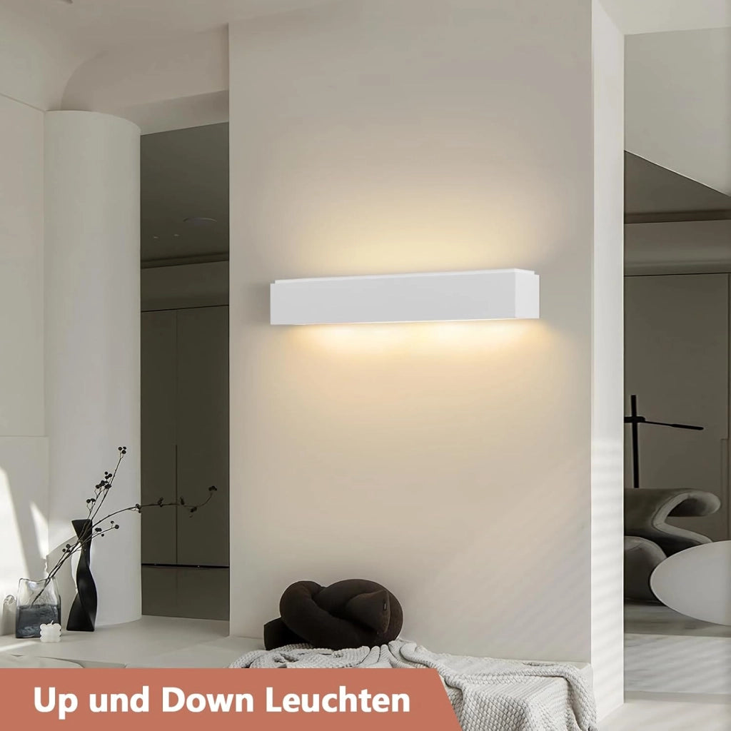 ZMH Applique G9 Lampada in gesso bianco per camera da letto corridoio scale