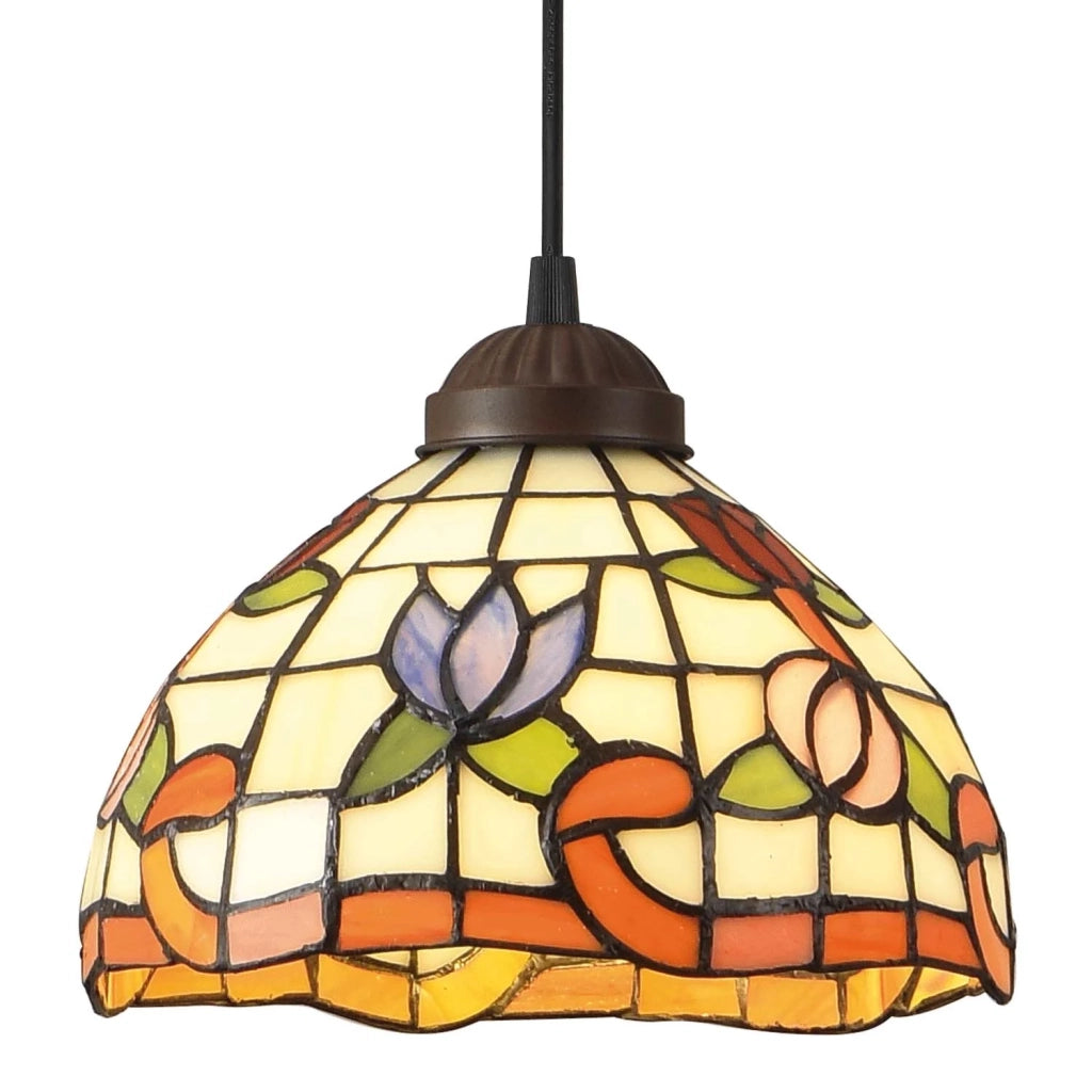 LÚZETE - LAMPADA DA SOFFITTO A 1 LUCE 20 CM TIFFANY BLOSSOM