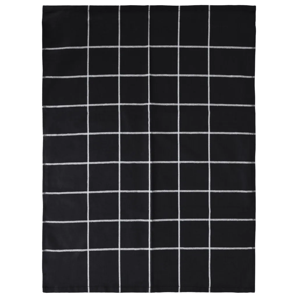 Set Strofinacci 12 pz | Teli per bagno in Cotone Nero