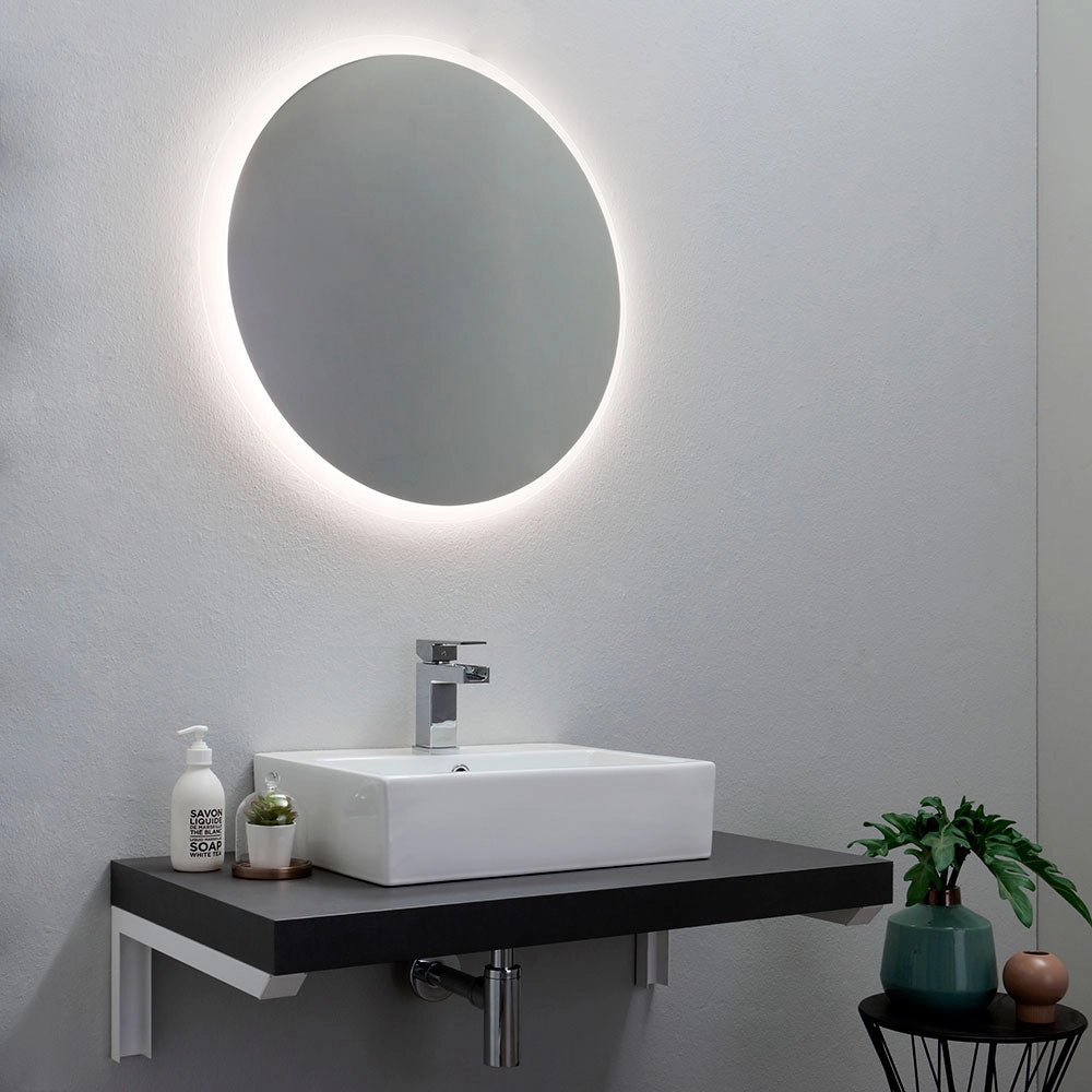 Specchio rotondo bagno 70 cm retroilluminato